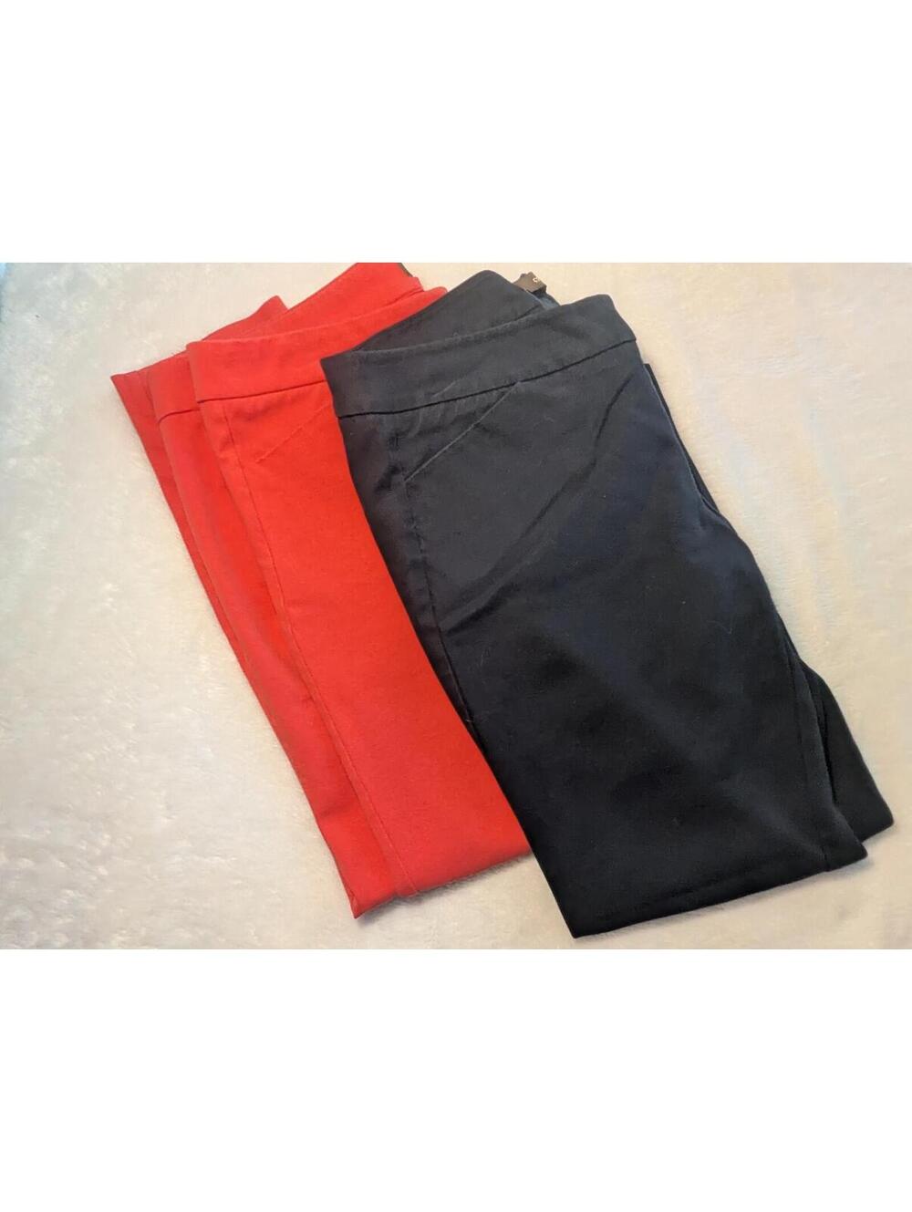 2 Pairs Crosby Straight Leg Pants Size 10